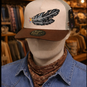 Gorra Steer Hat Beige Plumas
